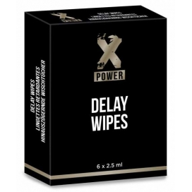 XPOWER DELAY WIPES 6 Lingettes