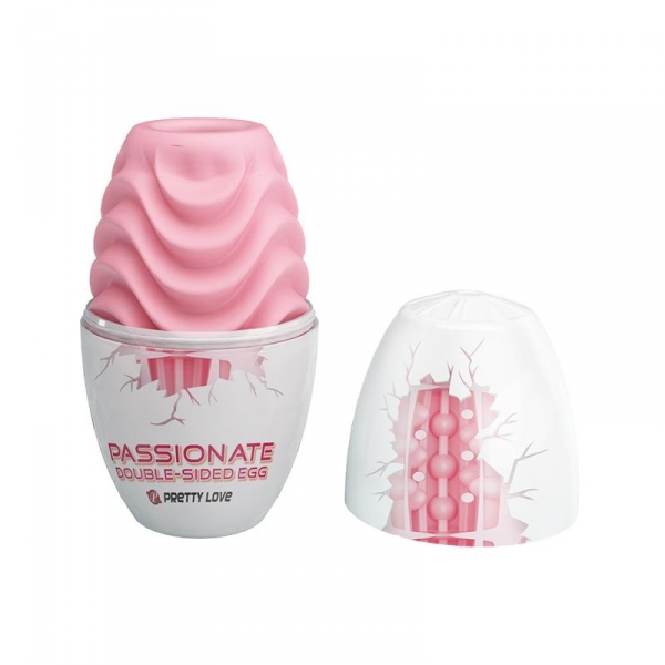 Masturbator Egg Double-Sided Pink