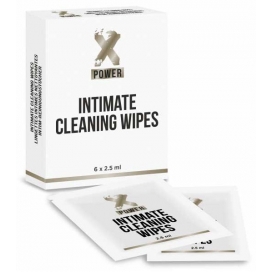 XPOWER Lingettes nettoyantes Intimate Cleaning x6 2.5ml