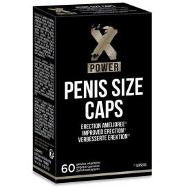 Estimulante da ereção Penis Size Caps XPower 60 Cápsulas