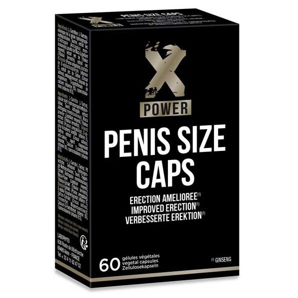 Stimolante dell'erezione Penis Size Caps XPower 60 Capsule