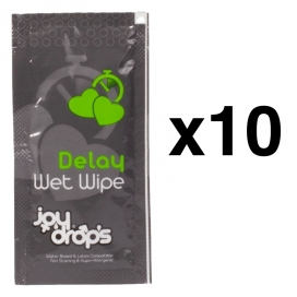 Joy Drops Wipe Delay retardierende Tücher x10