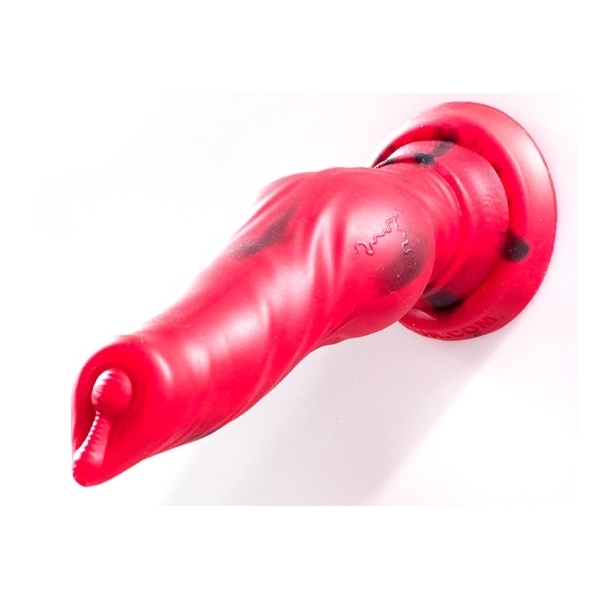 Dildo Pitt King L 27 x 9 cm Rood