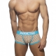 Geometric Boxer Brown-Turquoise