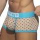 Geometric Boxer Brown-Turquoise