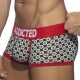 Boxer Geometric Black-Red