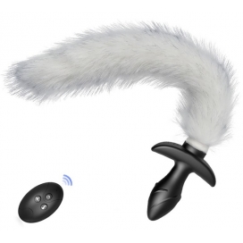 Kinky Puppy Vibrating Fox Tail Plug Vibrator