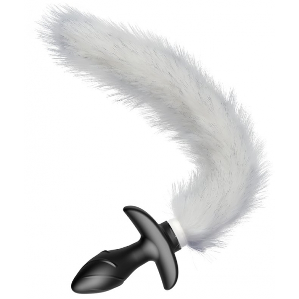 Vibrating Fox Tail Plug Vibrator