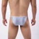 Men Fashion Show Mankini Soft Material Panty Silver