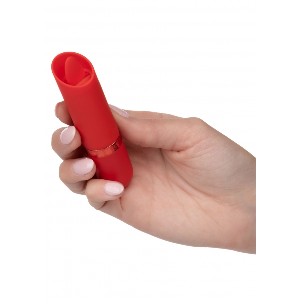 Stimulateur de clitoris avec langue Kyst Flicker Rouge