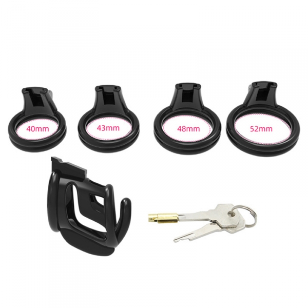 Gaiola de castidade Gest Lock 7,5 x 3cm Preto