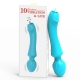Vibrating Wand with Magic Head Tongue 20cm Turquoise