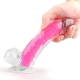 Color Glow Dildo 15 x 4.5cm Pink