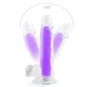 Glow Jelly Dildo With Mutiple Colors PURPLE