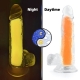 Color Glow phosphoreszierender Dildo 15 x 4.5cm Orange