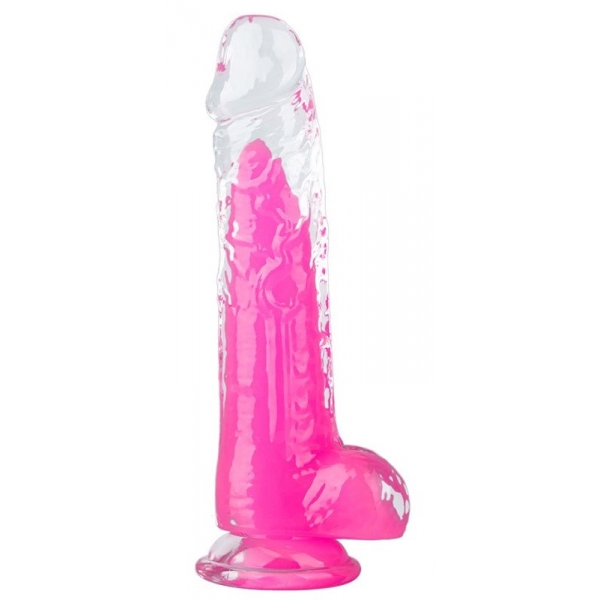 Transparante dildo Jelly Mut XS 12 x 3cm Roze