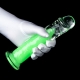 Transparante dildo Jellis S 17 x 3,3cm Groen