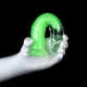 Dildo trasparente Jellis S 17 x 3,3 cm Verde