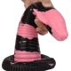 Cobra Snake S Dildo 18 x 5cm Schwarz-Rosa