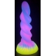 Dildo espiral brilhante unicórnio 17 x 5,5 cm