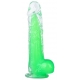 Dildo trasparente Jelly Mut L 19 x 4,6 cm Verde