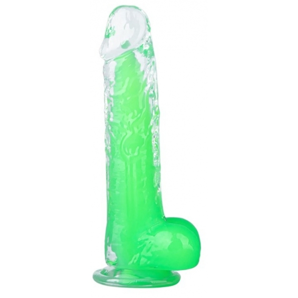 Transparante dildo Jelly Mut XS 12 x 3cm Groen