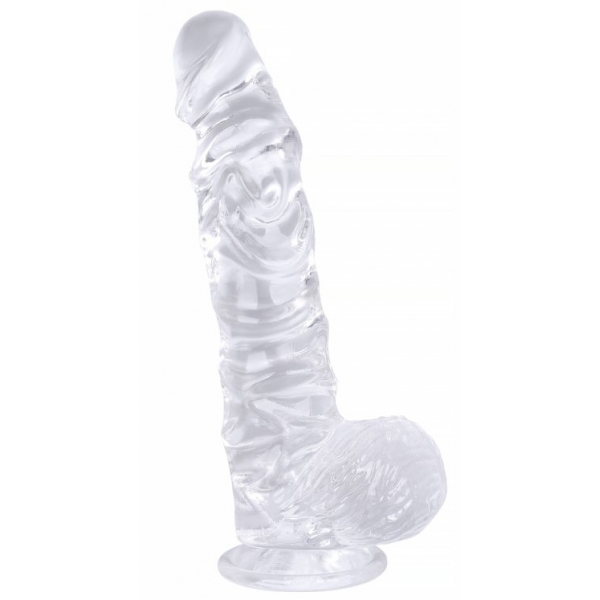 Dildick XL transparante dildo 19 x 5cm