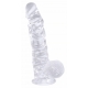 Dildick transparent dildo L 17 x 4.5cm