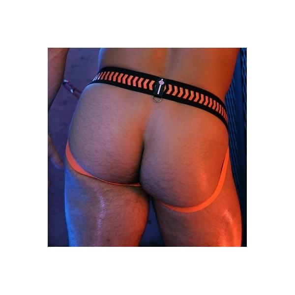 Jockstrap Daycrawler Breedwell Preto-Laranja