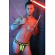 Daycrawler Breedwell Jockstrap Preto-Amarelo fluorescente