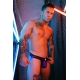 Jockstrap Dagkruiper Breedwell Zwart-Paars