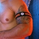 DAYCRAWLER ARMBANDS Neon Orange