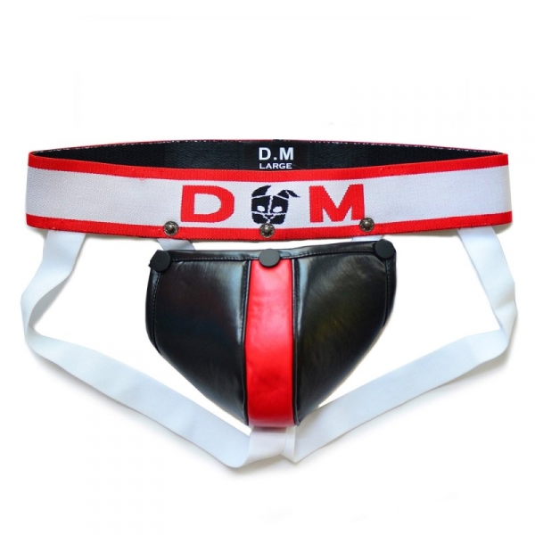 Jockstrap Neo Dungeon Preto-Vermelho