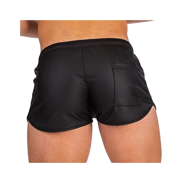 Pantalones cortos de laboratorio BYRON Negro-Rosa