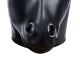 Masque Tête de cheval en latex HORSE Noir