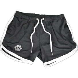 Kinky Puppy Paw Shorts Black-White