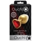 Bijou anal Heart Gem M 7 x 3.3cm Gold-Red