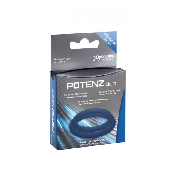 Cockrings x2 Potenz Duo Blauw