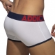 Open Fly Boxer White-Navy Blue