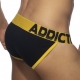 Open Fly Bikini Black-Yellow