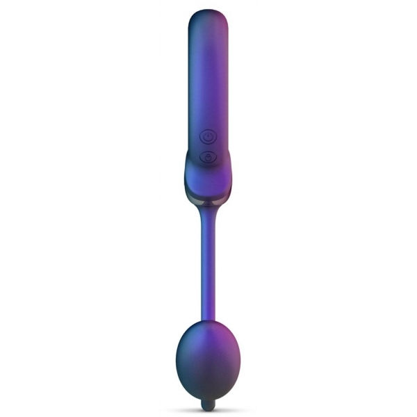 Cockring + Plug vibrant Eclipse Hueman 6.5 x 3cm - Diamètre 45mm