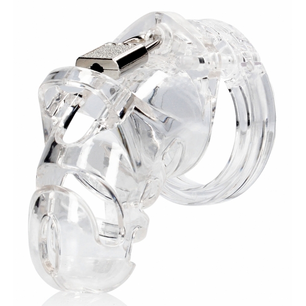 Model 25 - Chastity Cage - 3.5'' / 9 cm - Transparent