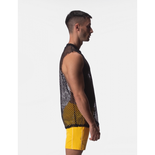 Rannel Net Tank Top Negro