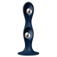 Plug DOUBLE BALL-R Satisfyer 17 x 3.5cm Bleu
