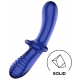 Double Crystal - Glass Dildo - Light Blue