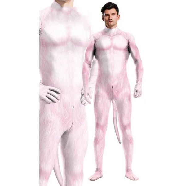 Pink Dog Cosplay Suit