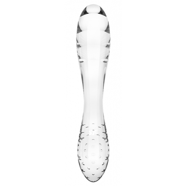 Consolador de cristal Dazzling Crystal 1 - 18 x 3,6cm Transparente