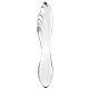 Dildo di vetro Dazzling Crystal 1 - 18 x 3,6 cm Trasparente