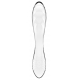 Dazzling Crystal 1 - Glass Dildo - Transparent