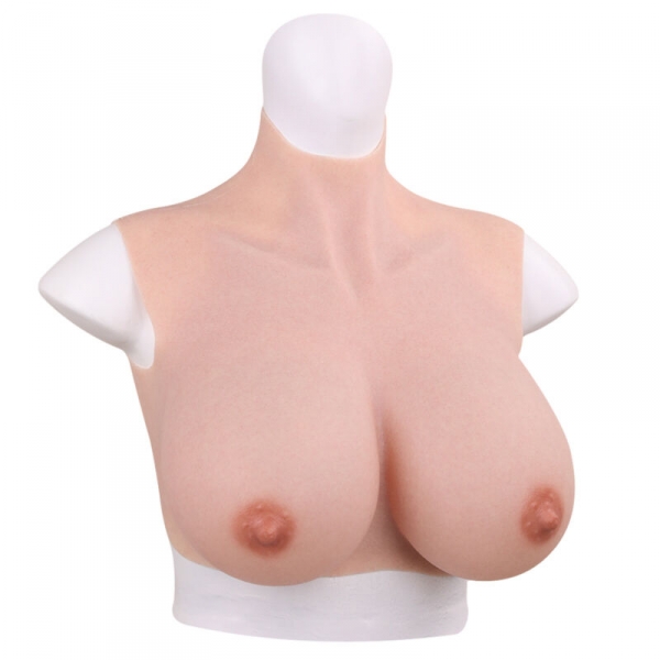 Buste Seins réalistes Coton Col haut Bonnet D